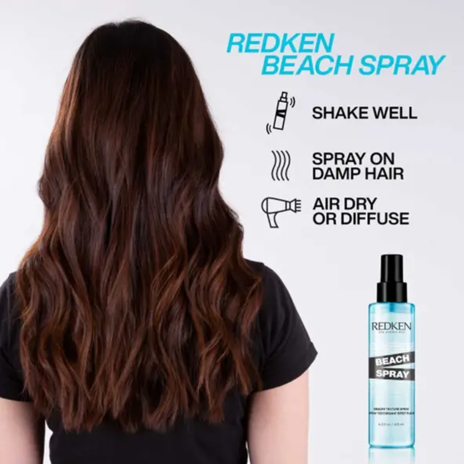 Redken Beach Texture Spray (Sea-salt-free texturizing spray)