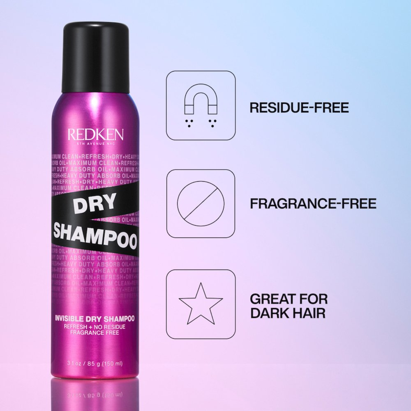 Redken Invisible Dry Shampoo (Fragrance-free dry shampoo)