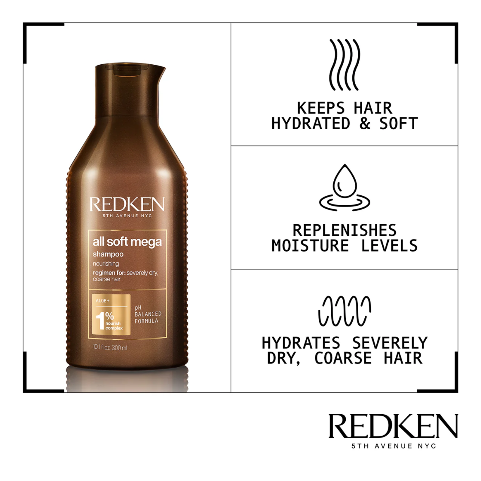 Redken All Soft Mega Curls Shampoo (Shampoo for curly hair)