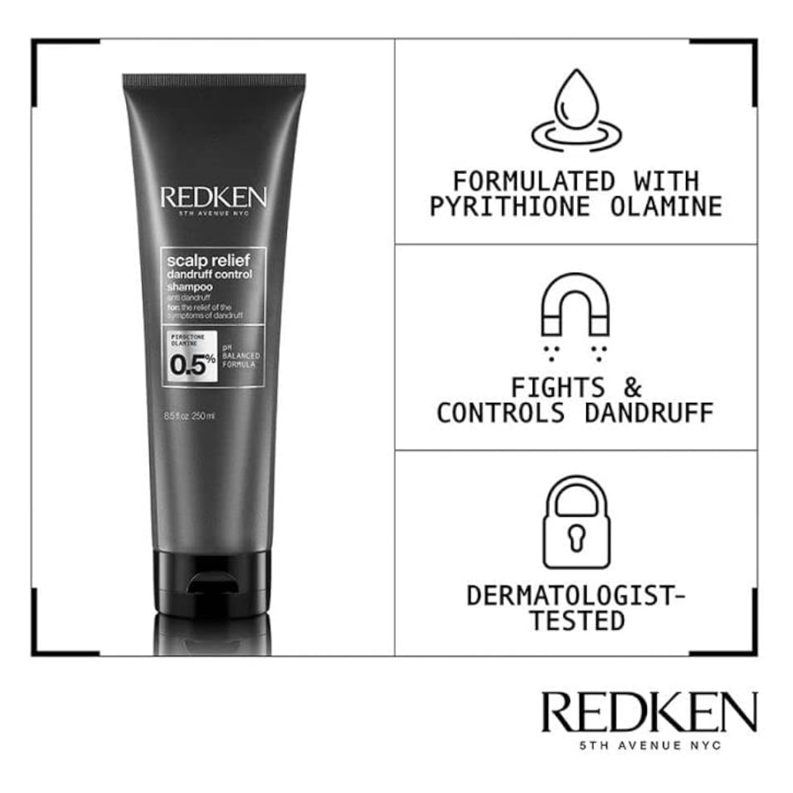 Redken Scalp Relief Dandruff Control Shampoo (Dandruff control shampoo)