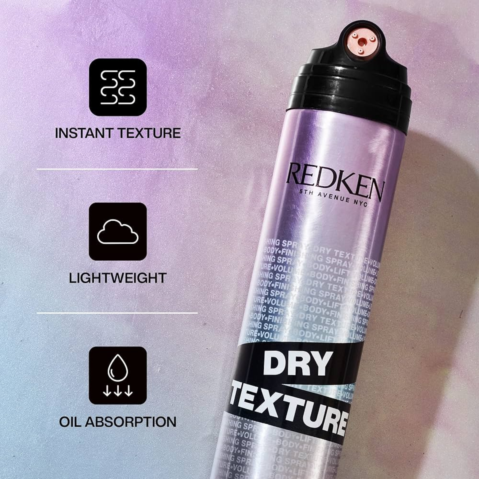 Redken Dry Texture Finishing Spray (Lightweight buildable spray)