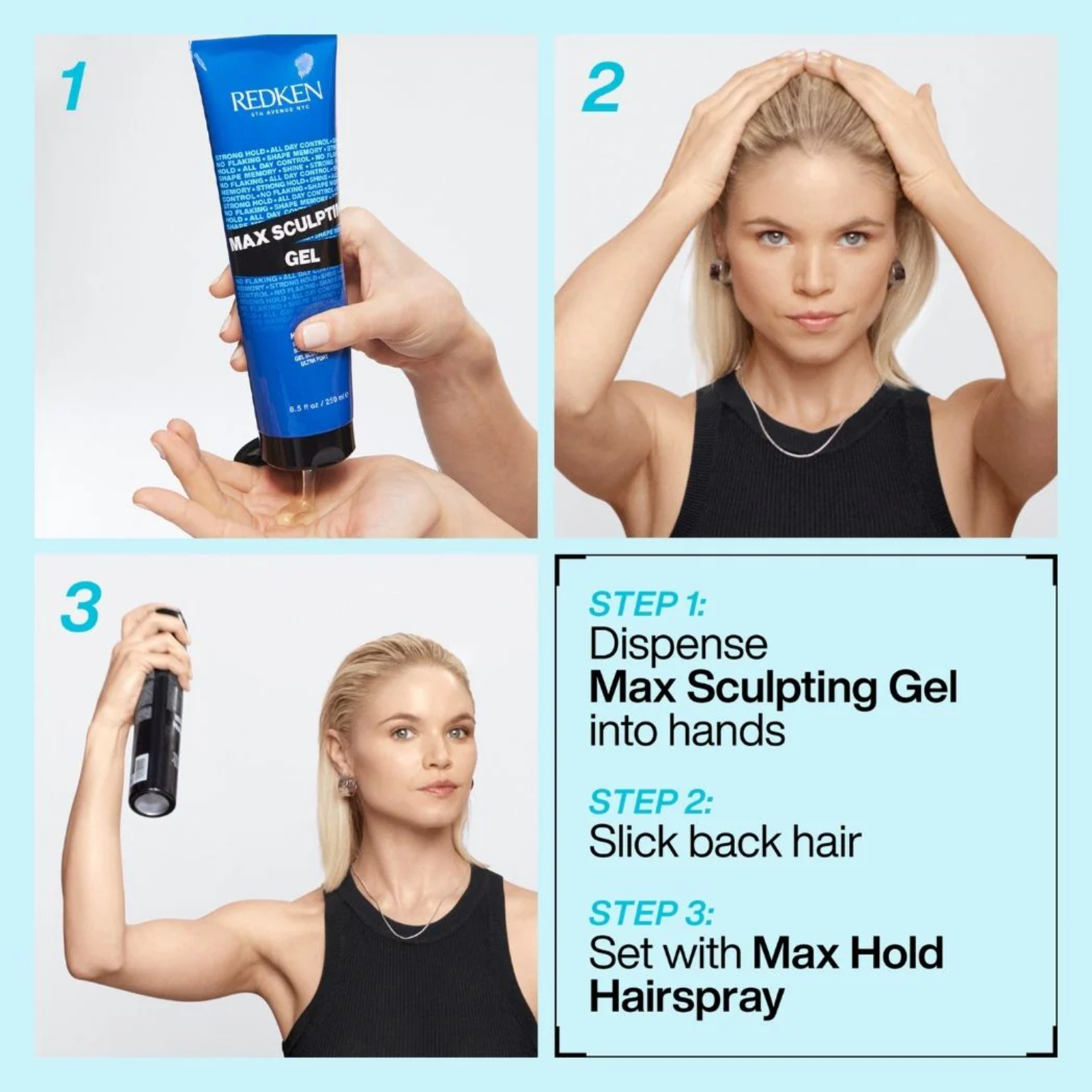 Redken Max Sculpting Gel (High-hold styling gel)