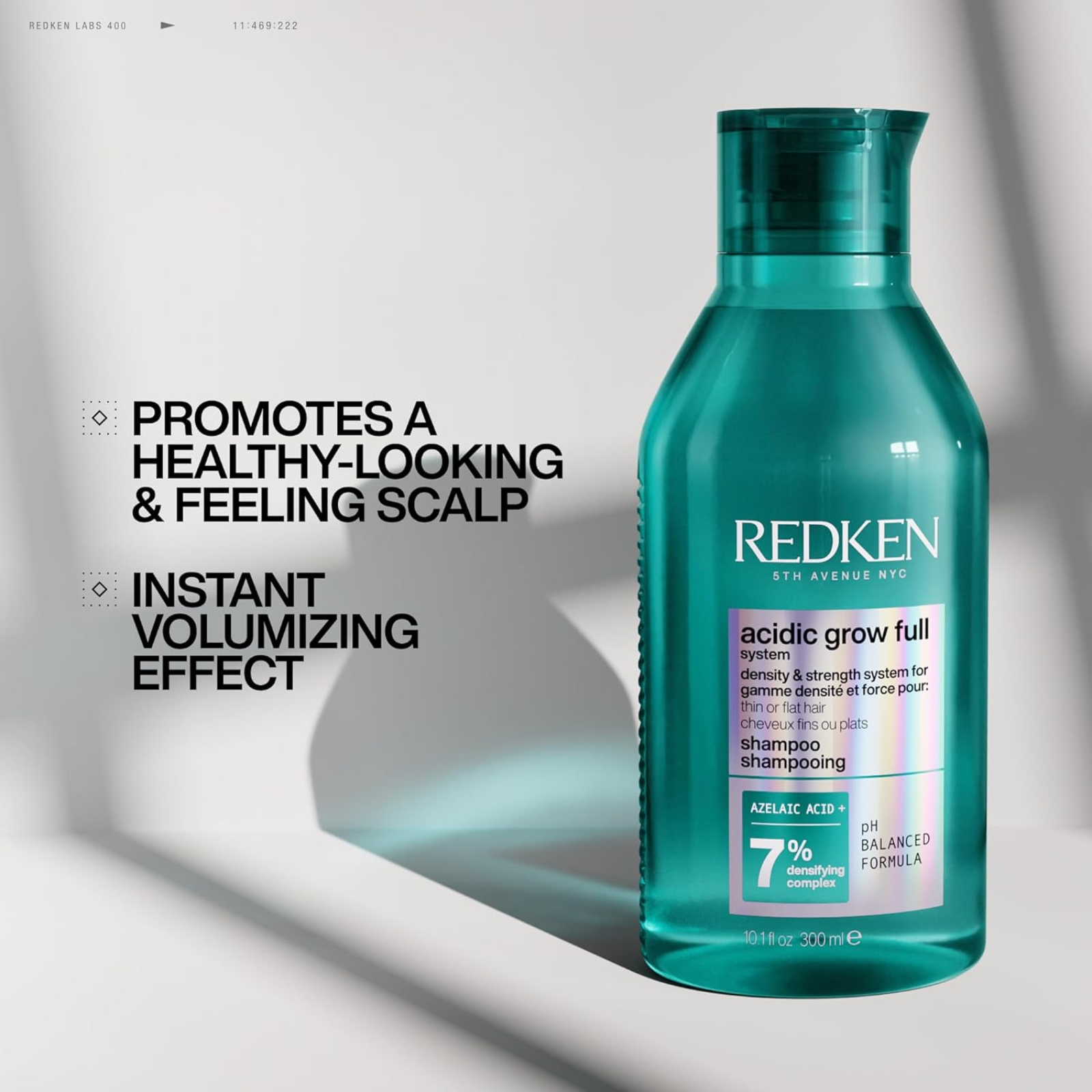Redken Acidic Grow Full System Densifying Shampoo (Shampoo for thin hair)