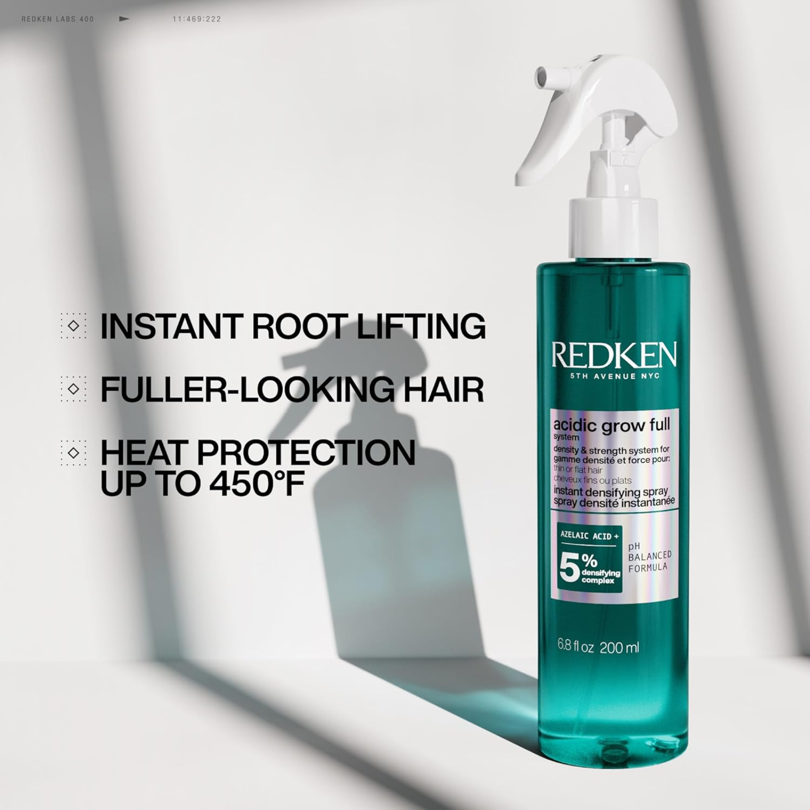 Redken Acidic Grow Full System Instant Densifying Spray (Spray for thin hair)