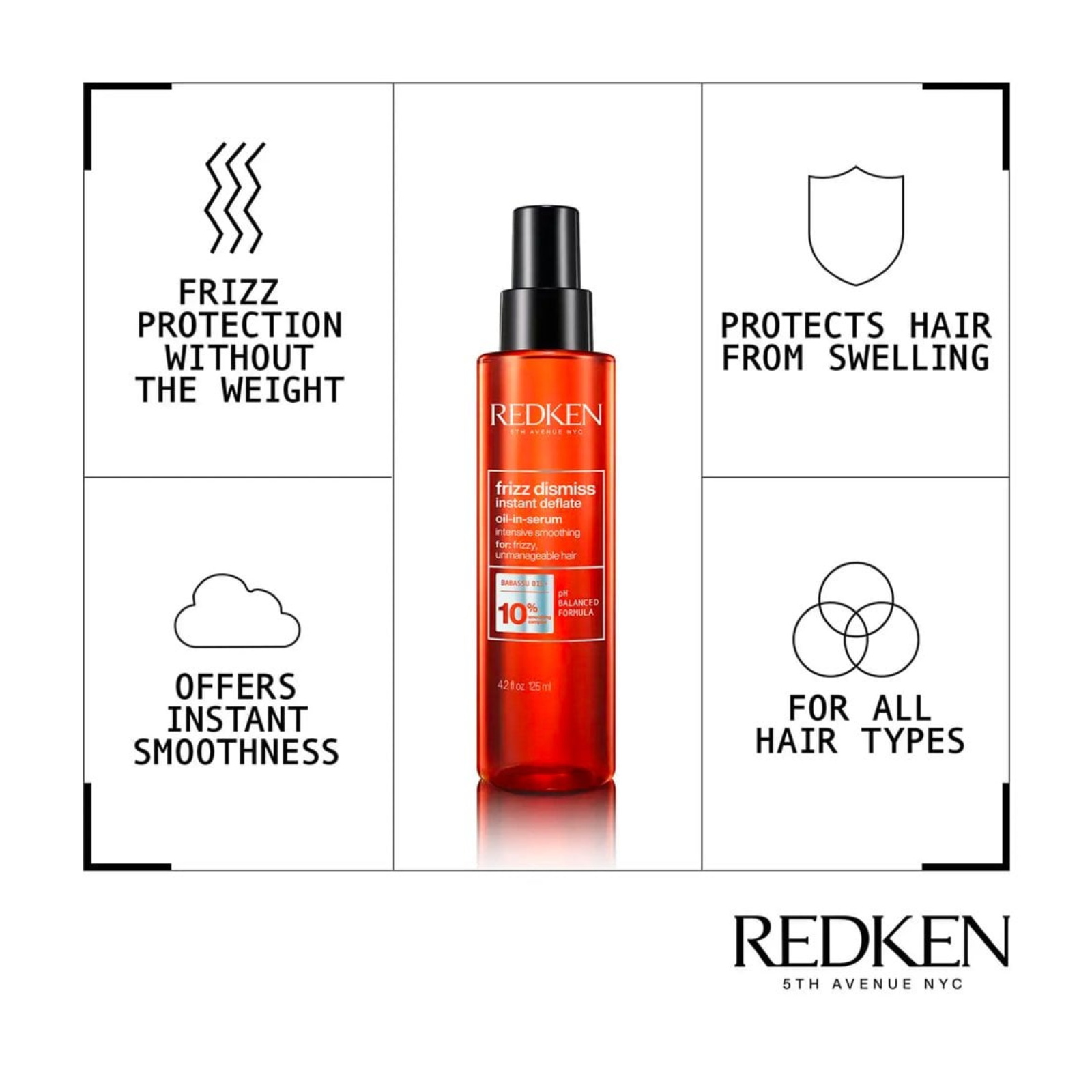 Redken Frizz Dismiss Instant Deflate Oil-In-Serum (Anti-frizz treatment)