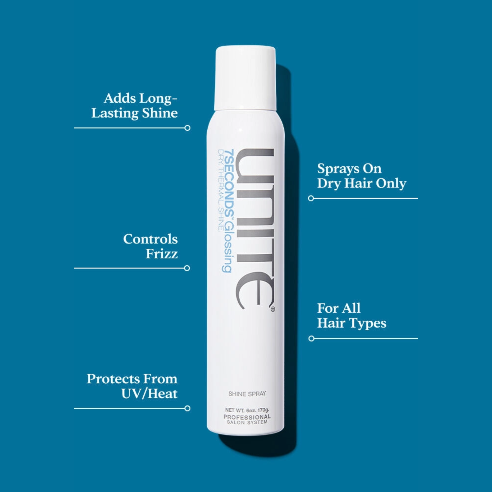 UNITE HAIR 7SECONDS Glossing Spray (Anti-humectant finishing spray)