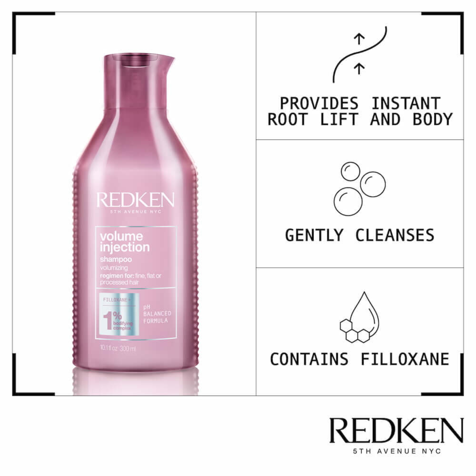 Redken Volume Injection Shampoo (Volumizing shampoo)