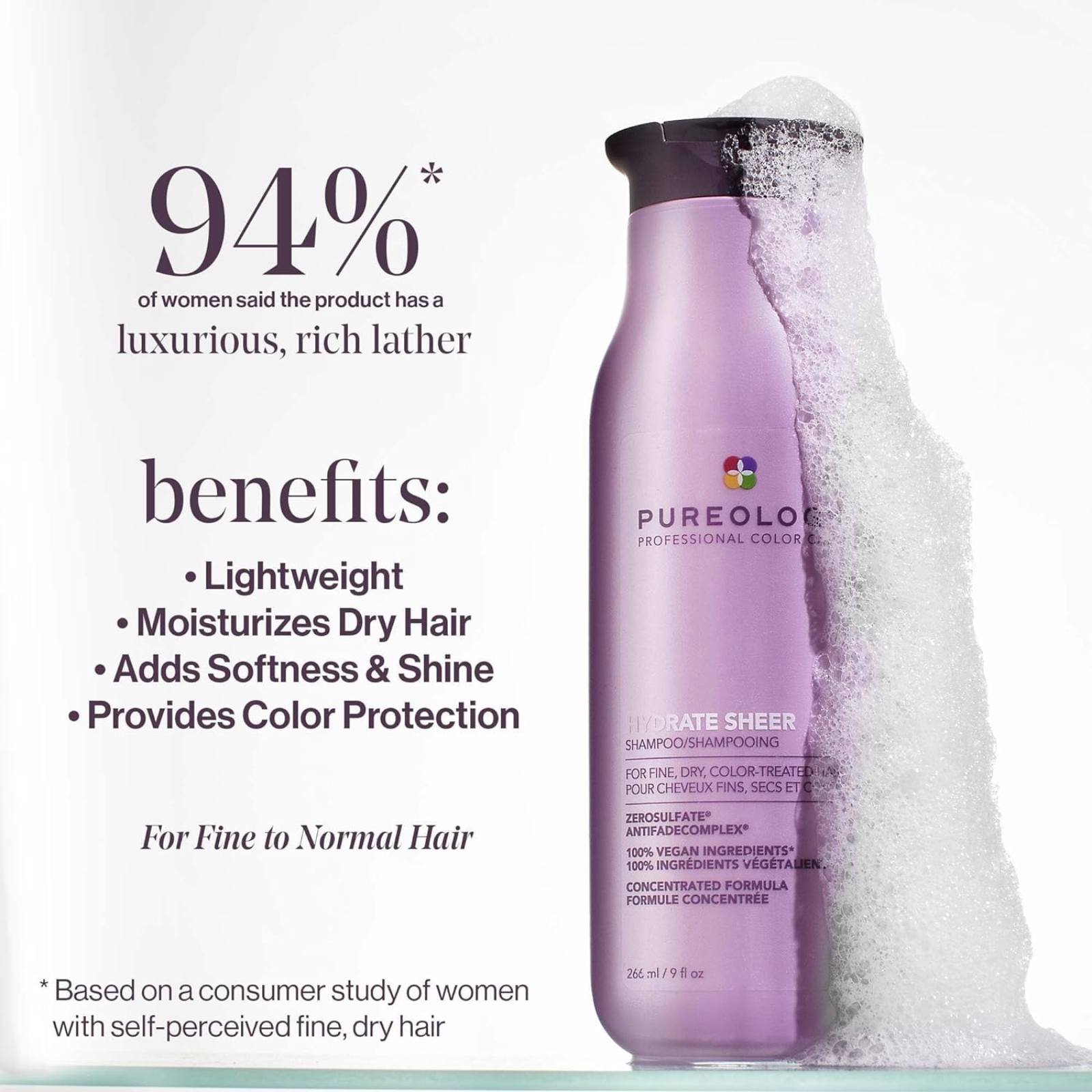 Pureology Hydrate Sheer Shampoo (Hydrate shampoo for dry hair)