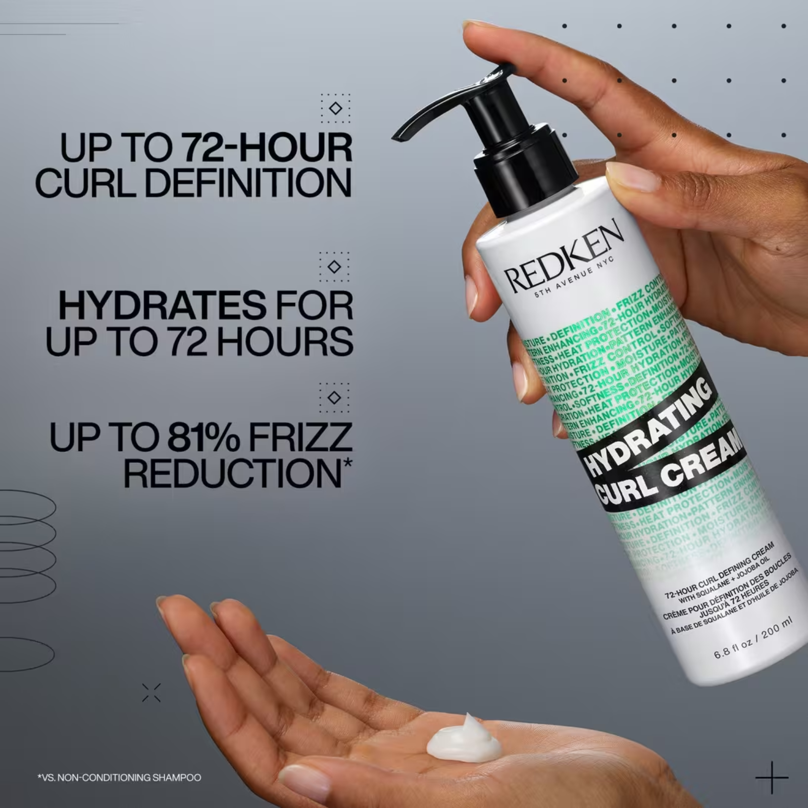 Redken Hydrating Curl Cream (Silicone-free hydrating styling cream)