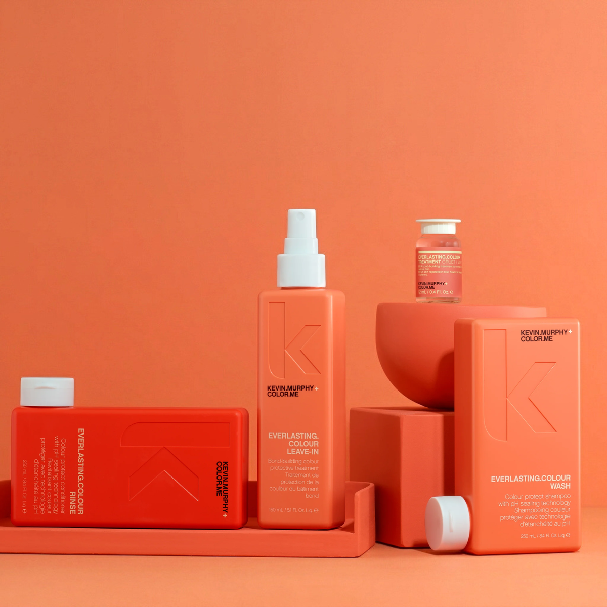 KEVIN.MURPHY EVERLASTING.COLOUR TREATMENT HOME KIT (Bond-building color treatment, 3 pack)