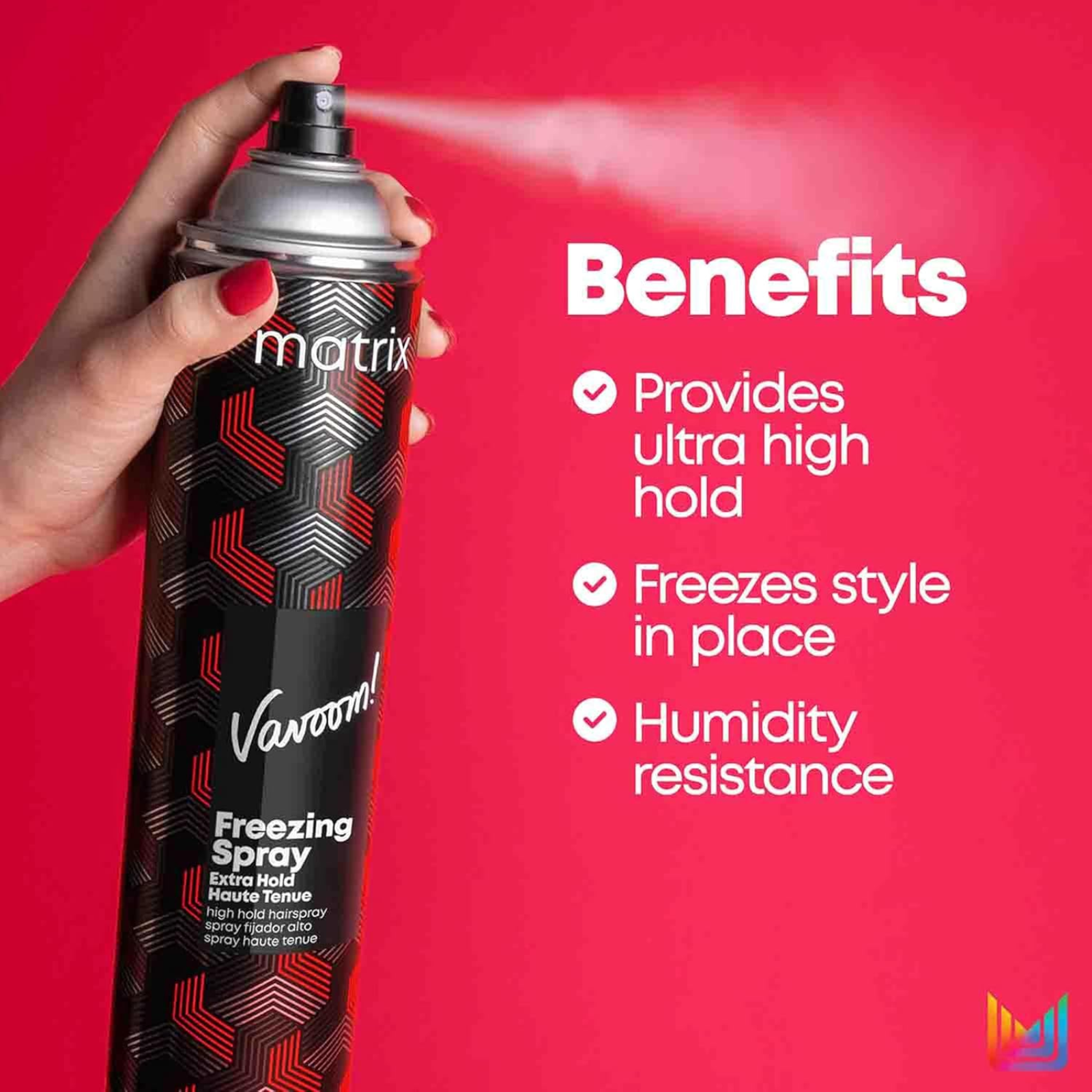 Matrix Vavoom Freezing Spray Extra Hold (Anti-frizz hairspray)