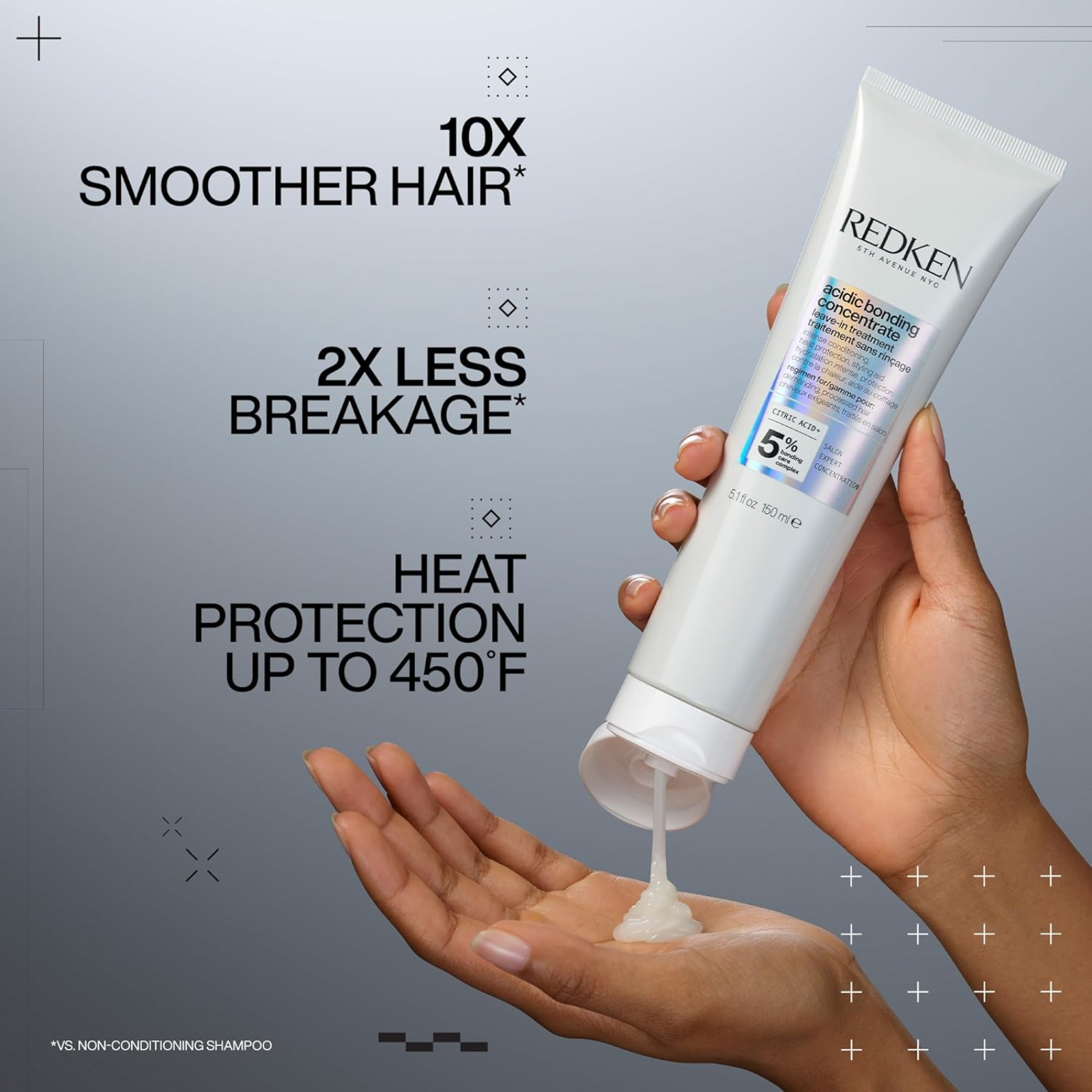 Redken Acidic Bonding Concentrate Leave-In Conditioner (Sulfate-free leave-in treatment)