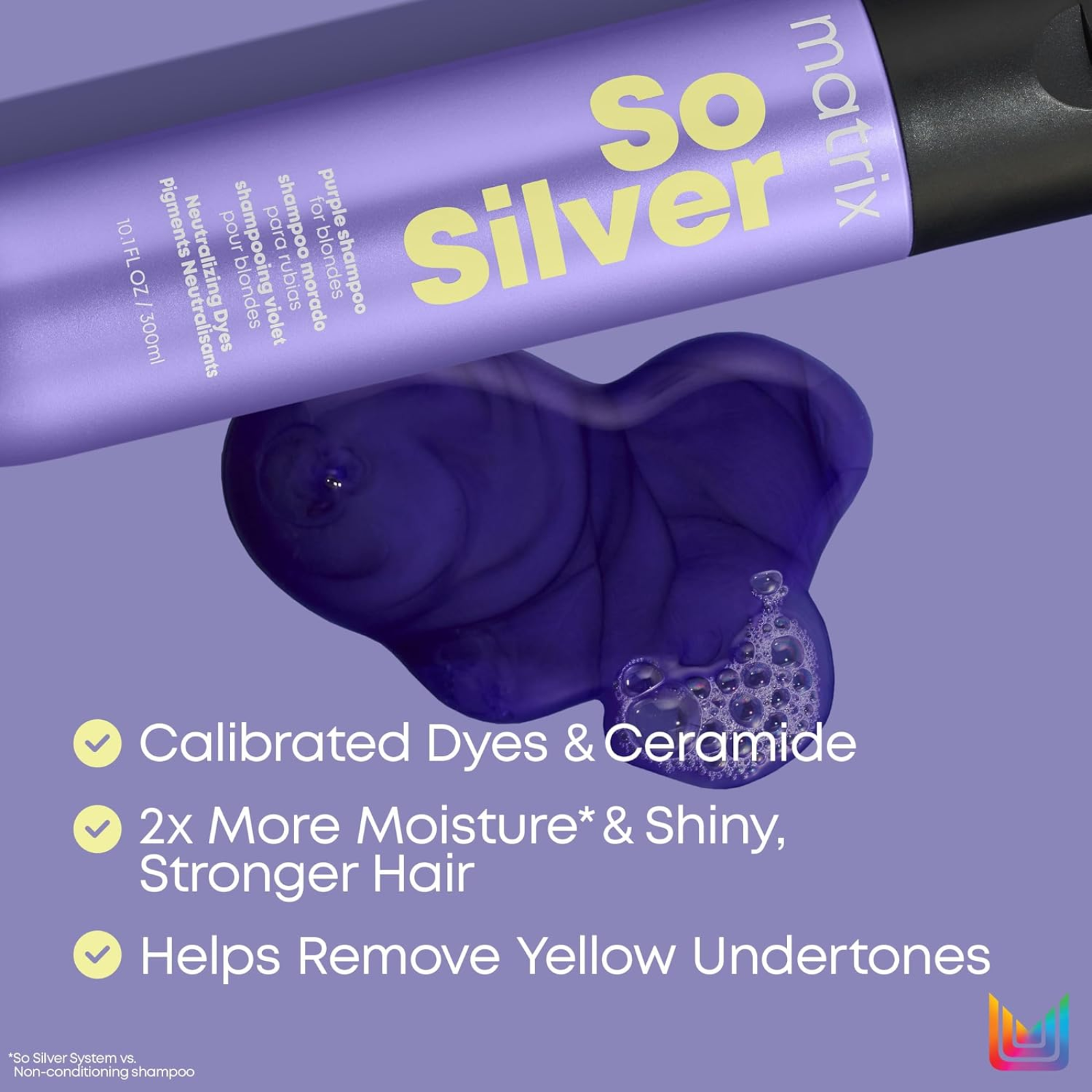 Matrix So Silver Purple Shampoo (Purple shampoo)