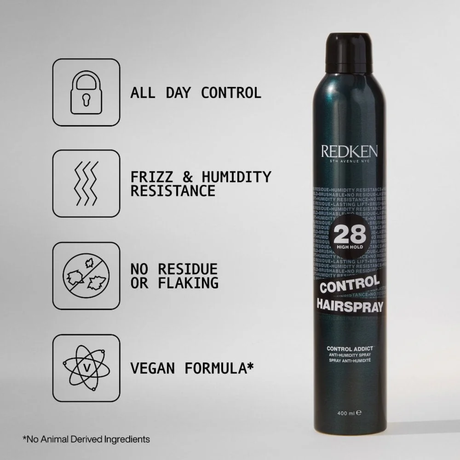 Redken Control Hairspray (Highest hold hairspray)