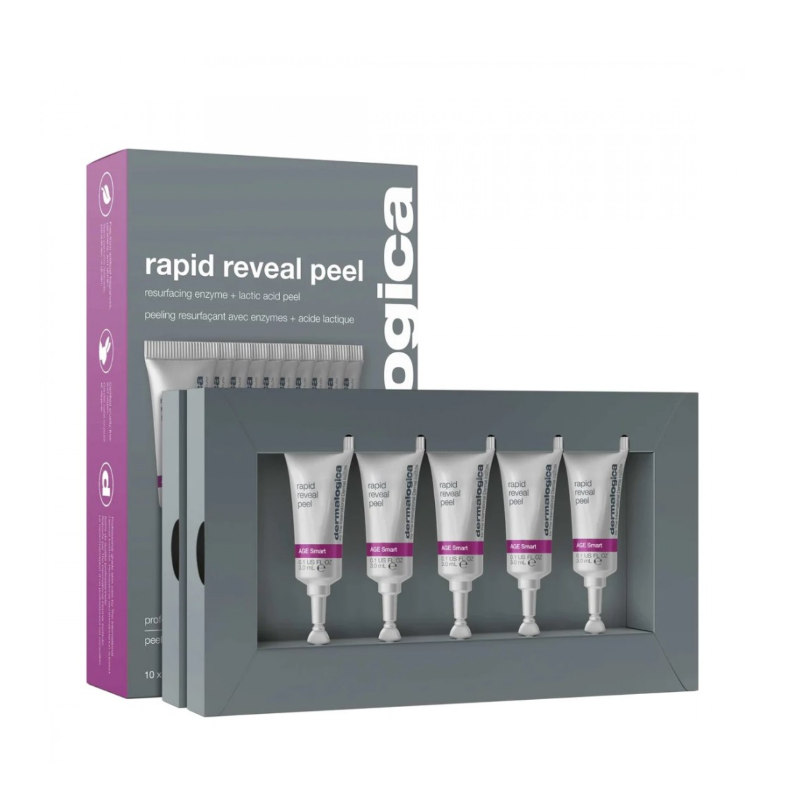 Dermalogica Rapid Reveal Peel 10-Pack (Professional-grade at-home peel kit)