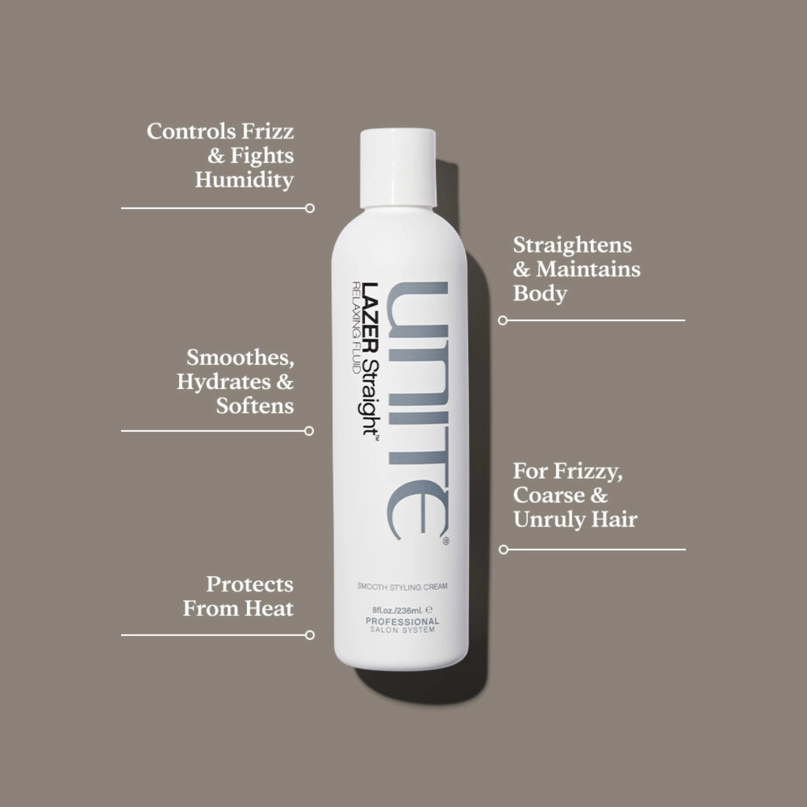 UNITE HAIR LAZER Straight Relaxing Fluid (Frizz-defying styling fluid)