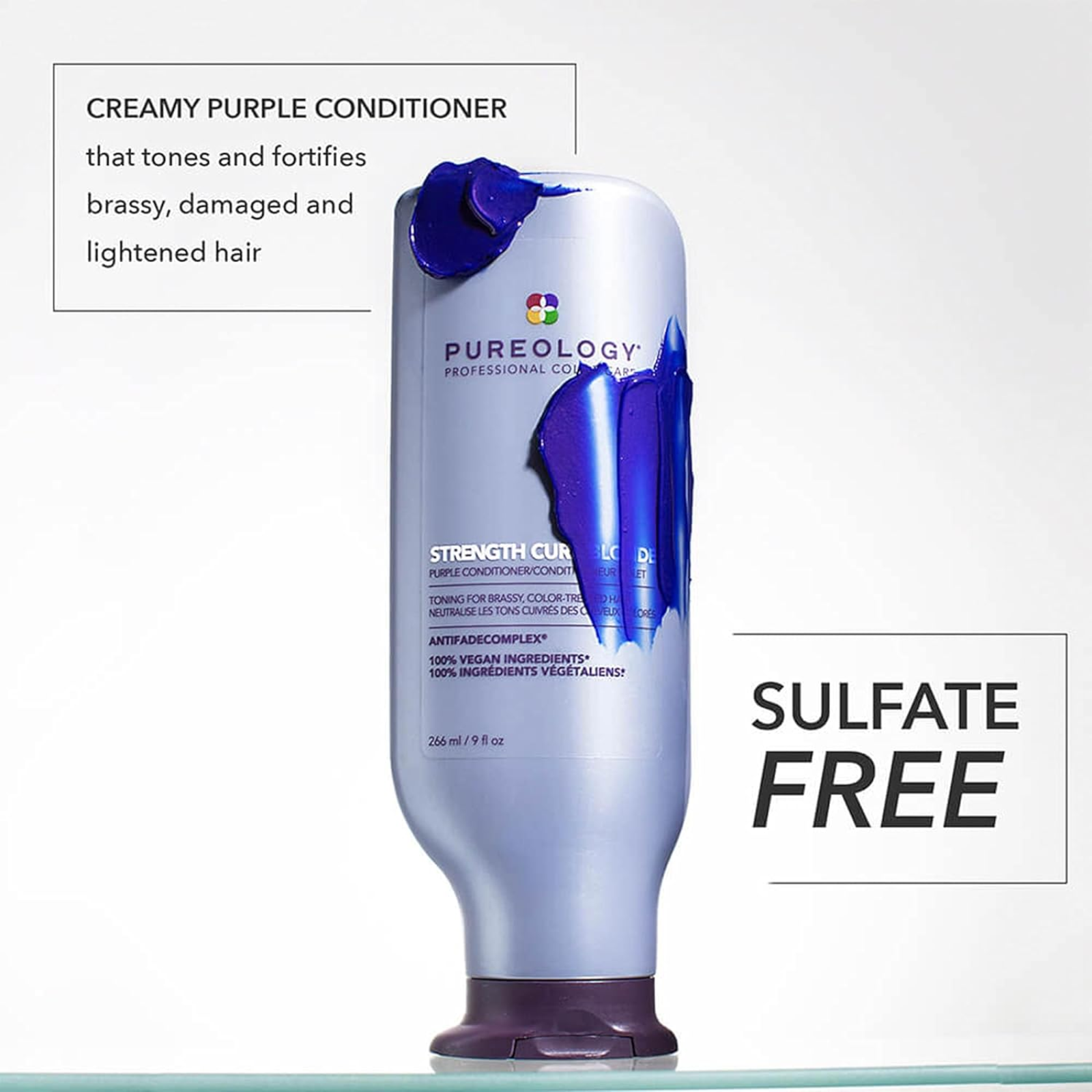 Pureology Strength Cure Blonde Purple Conditioner (Toning and strengthening conditioner)