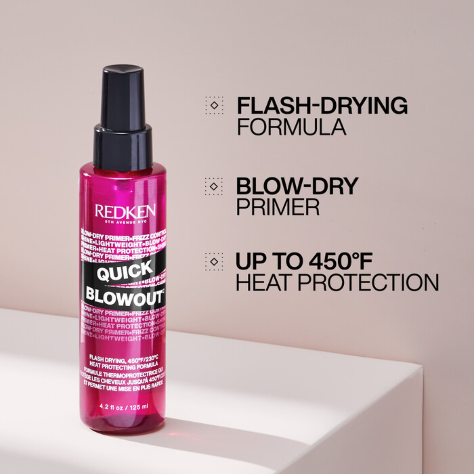 Redken Quick Blowout Heat Protecting Blowdry Spray (Heat-protecting spray)