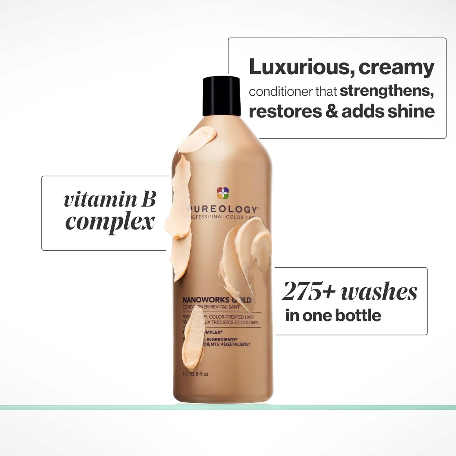 Pureology Nanoworks Gold Conditioner (Restorative conditioner)