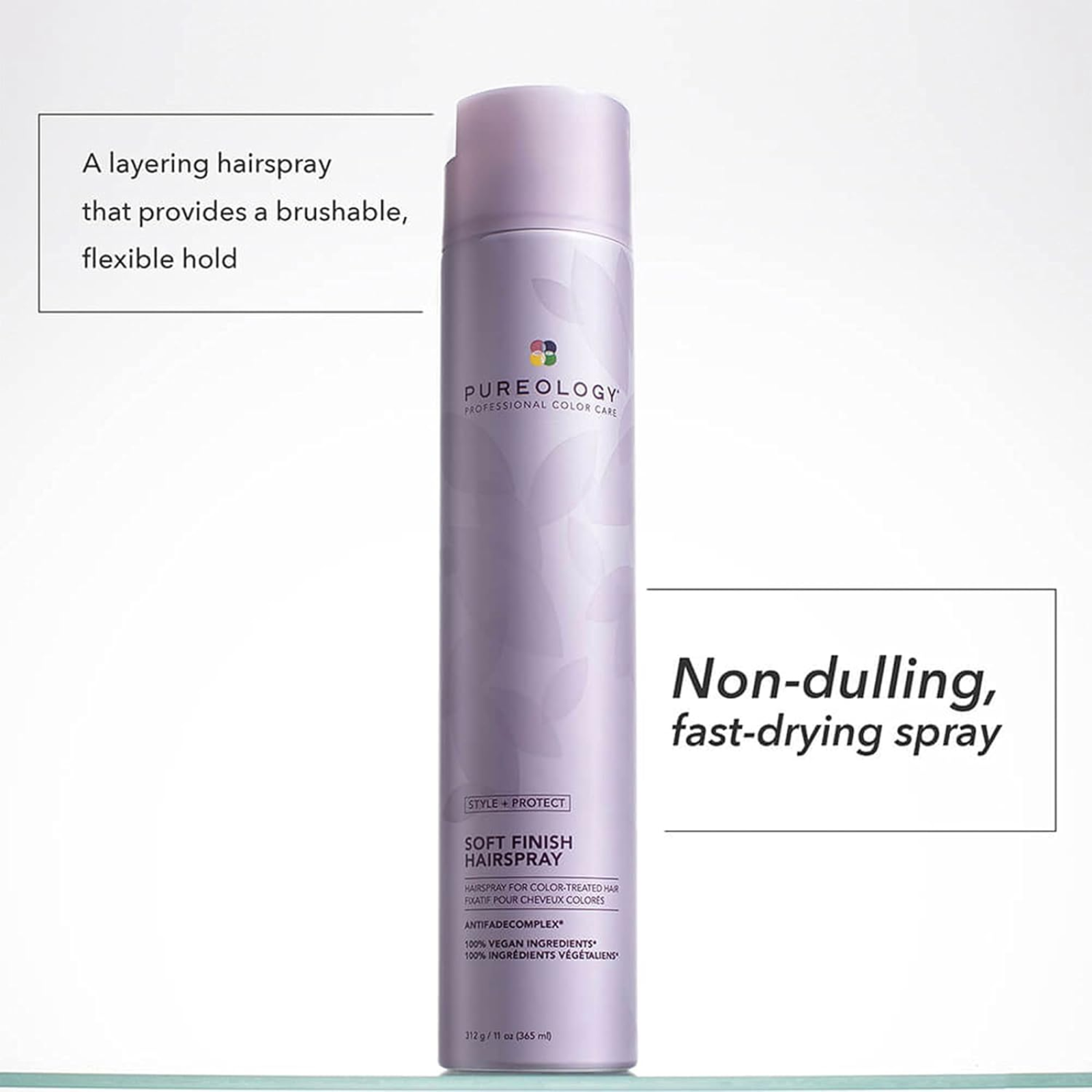 Pureology Style + Protect Soft Finish Hairspray (Flexible hold hairspray)