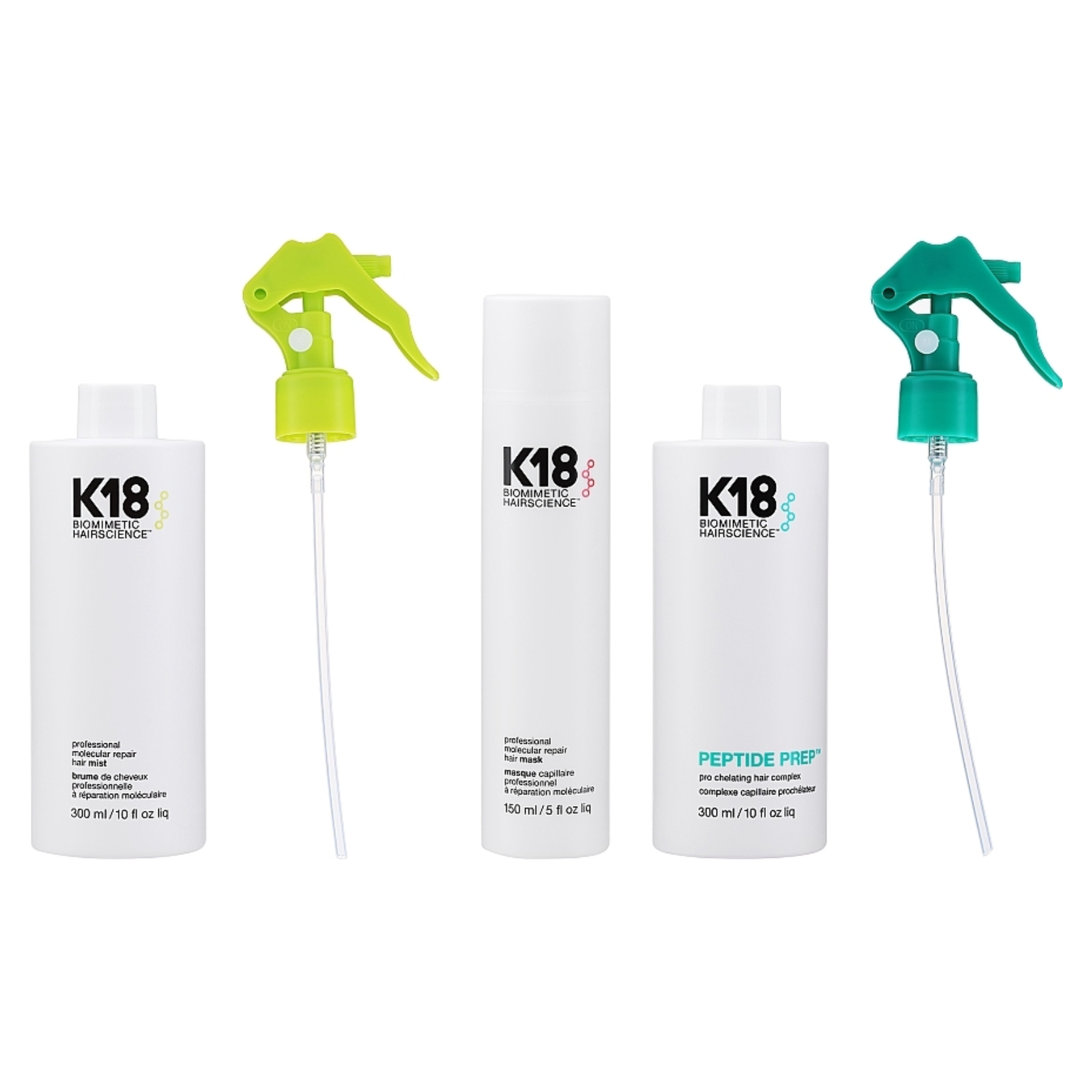 K18 Biomimetic HairScience REPAIR™ Service Kit (Hair treatment for damaged hair)