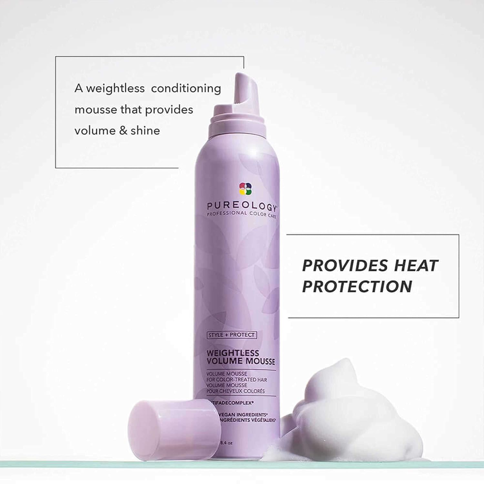 Pureology Style + Protect Weightless Volume Mousse (Volumizing mousse)