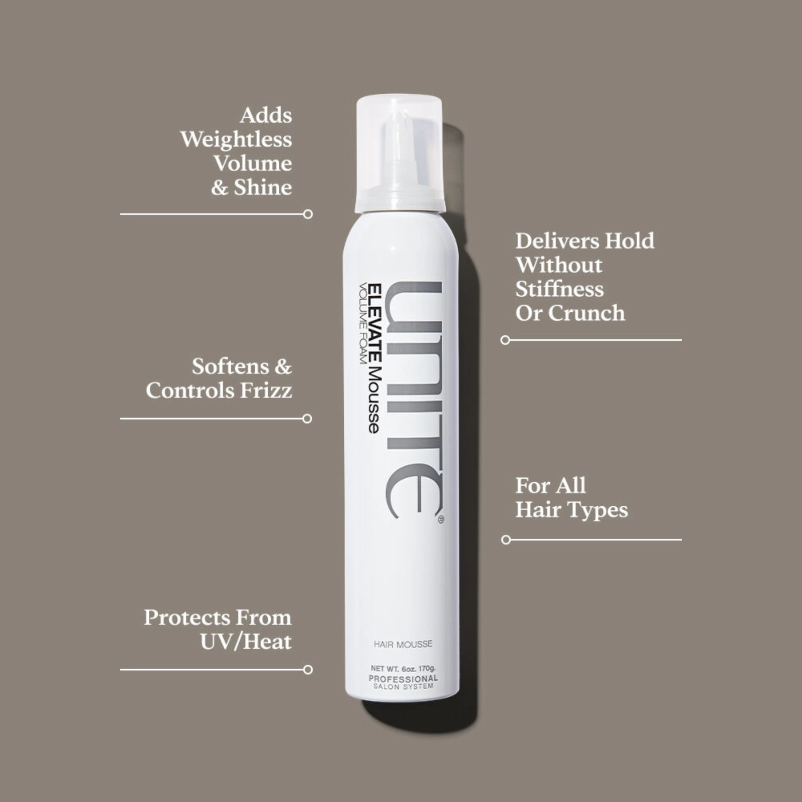 UNITE HAIR ELEVATE Mousse (Weightless mousse)