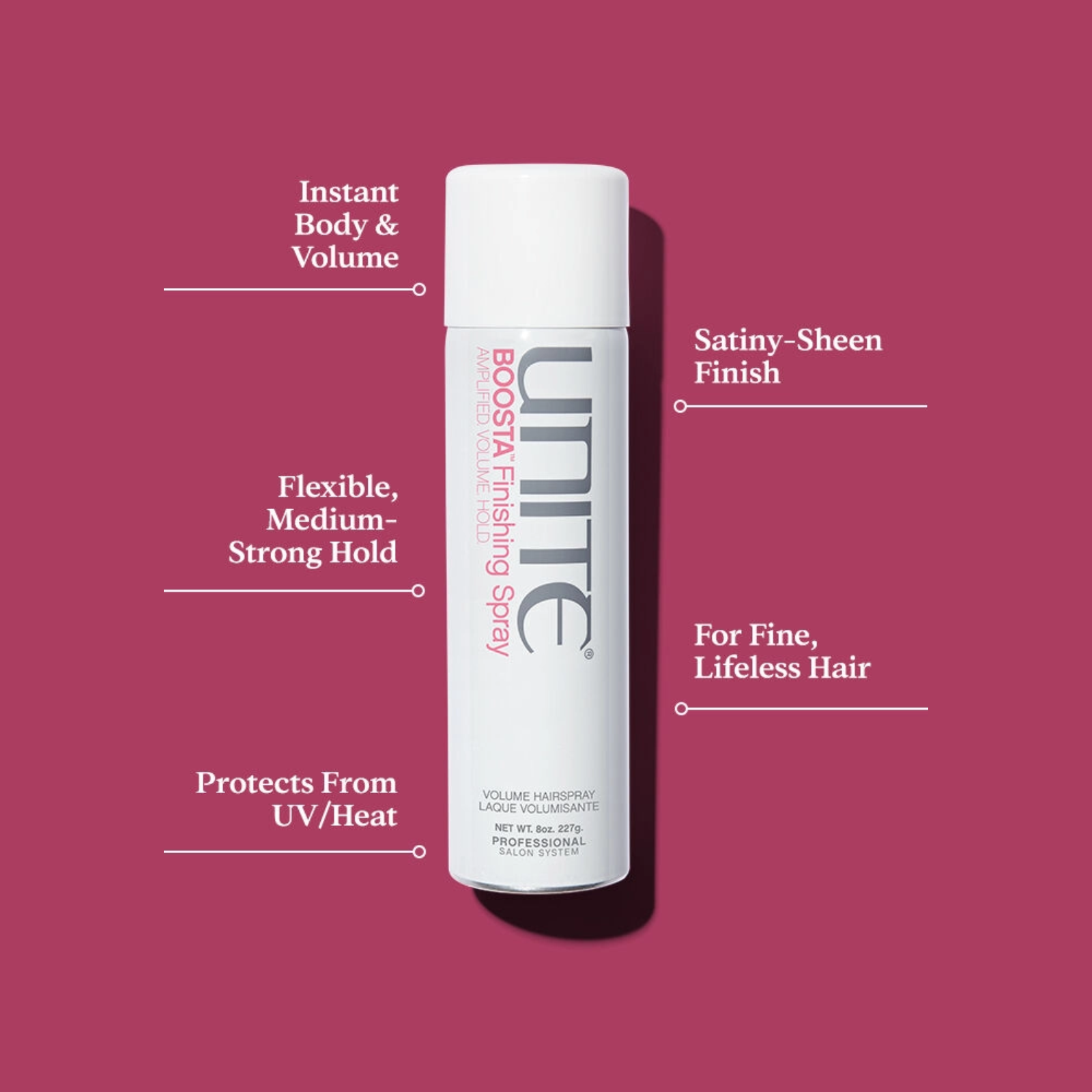 UNITE HAIR BOOSTA Finishing Spray (Amplifying finishing spray)