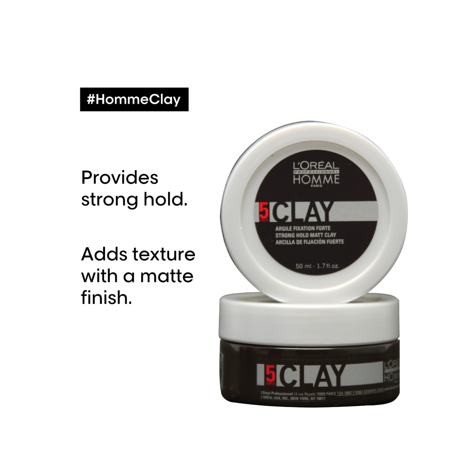 L'Oréal Professionnel Clay Strong Hold (Strong hold clay)