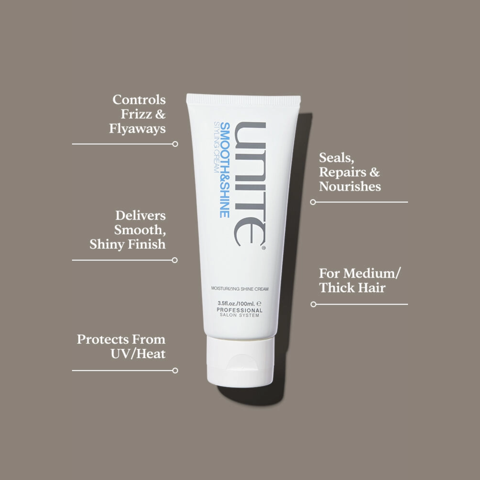 UNITE HAIR SMOOTH&SHINE Styling Cream (Multi-purpose styling cream)