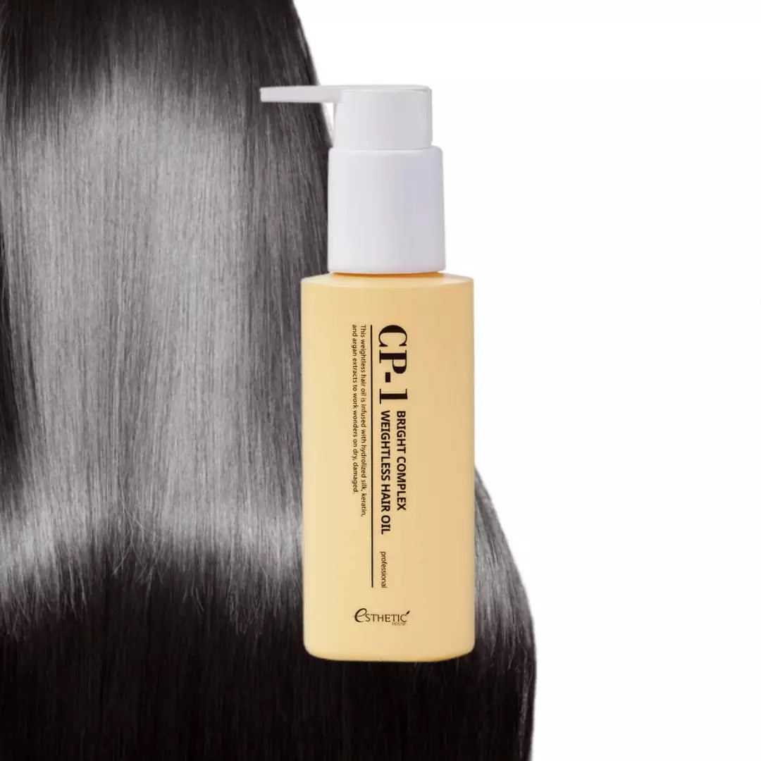 Weightless oil for hair restoration by Esthetic House (Esthetic House CP-1 Bright Complex Weightless Hair Oil)