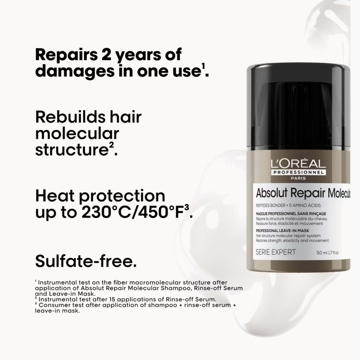 L'Oréal Professionnel Absolut Repair Molecular Repair Leave-In Mask (Leave-in mask for damaged hair)