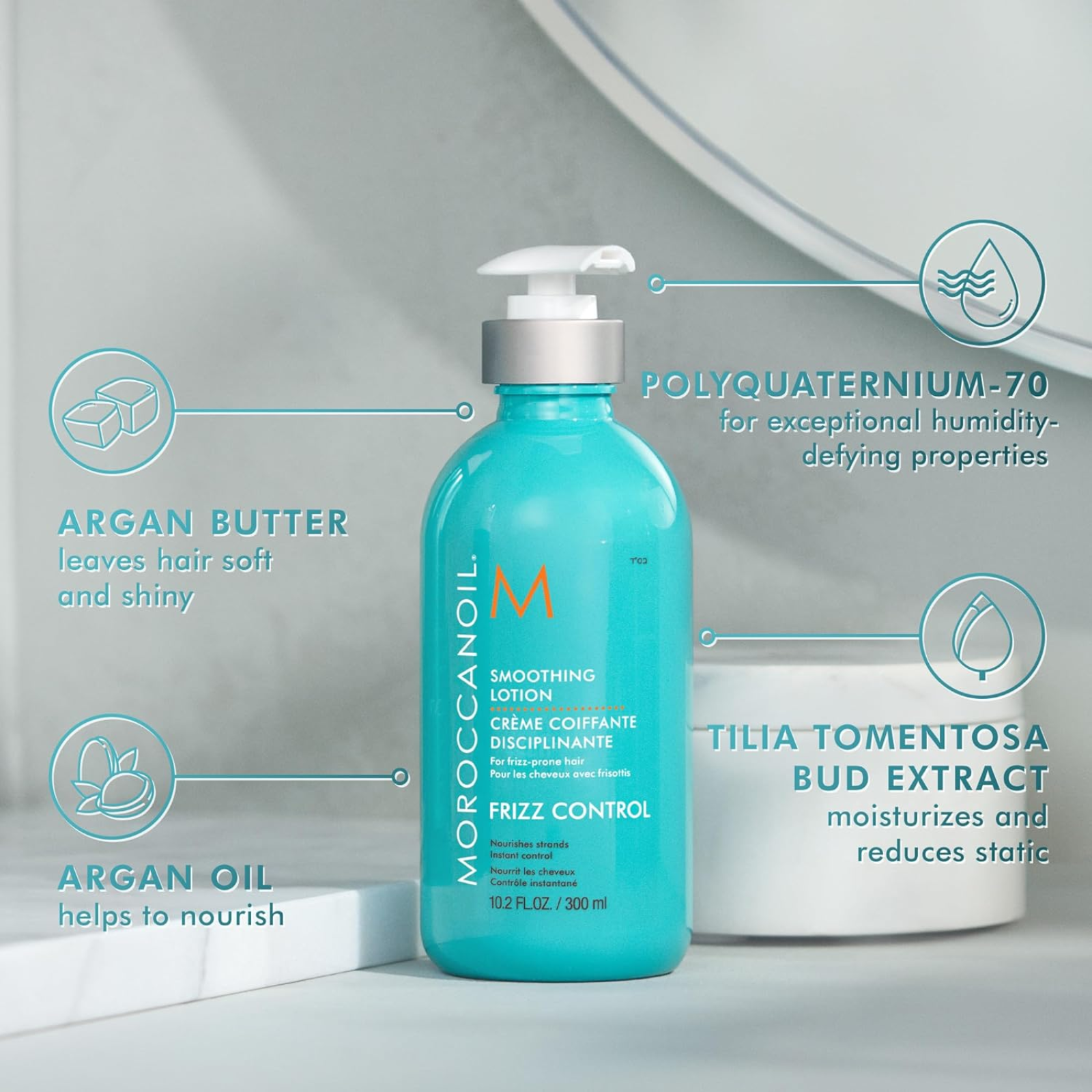 MoroccanOil Smoothing Lotion (All-in-one blow-dry lotion)