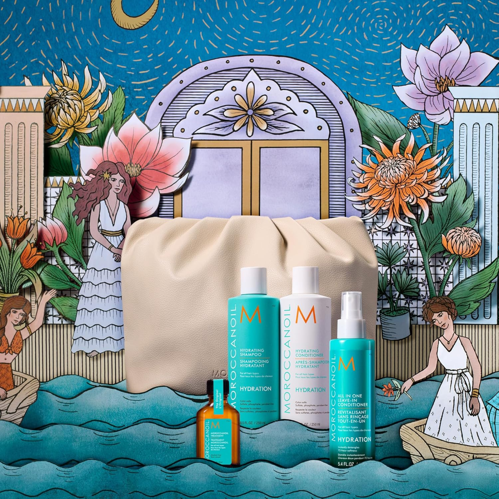 MoroccanOil Hydrating Holiday Gift Set (4in1 set for dry hair)