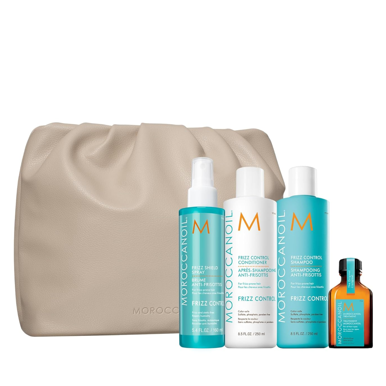 MoroccanOil Frizz Control Holiday Gift Set (4in1 set for frizzy hair)