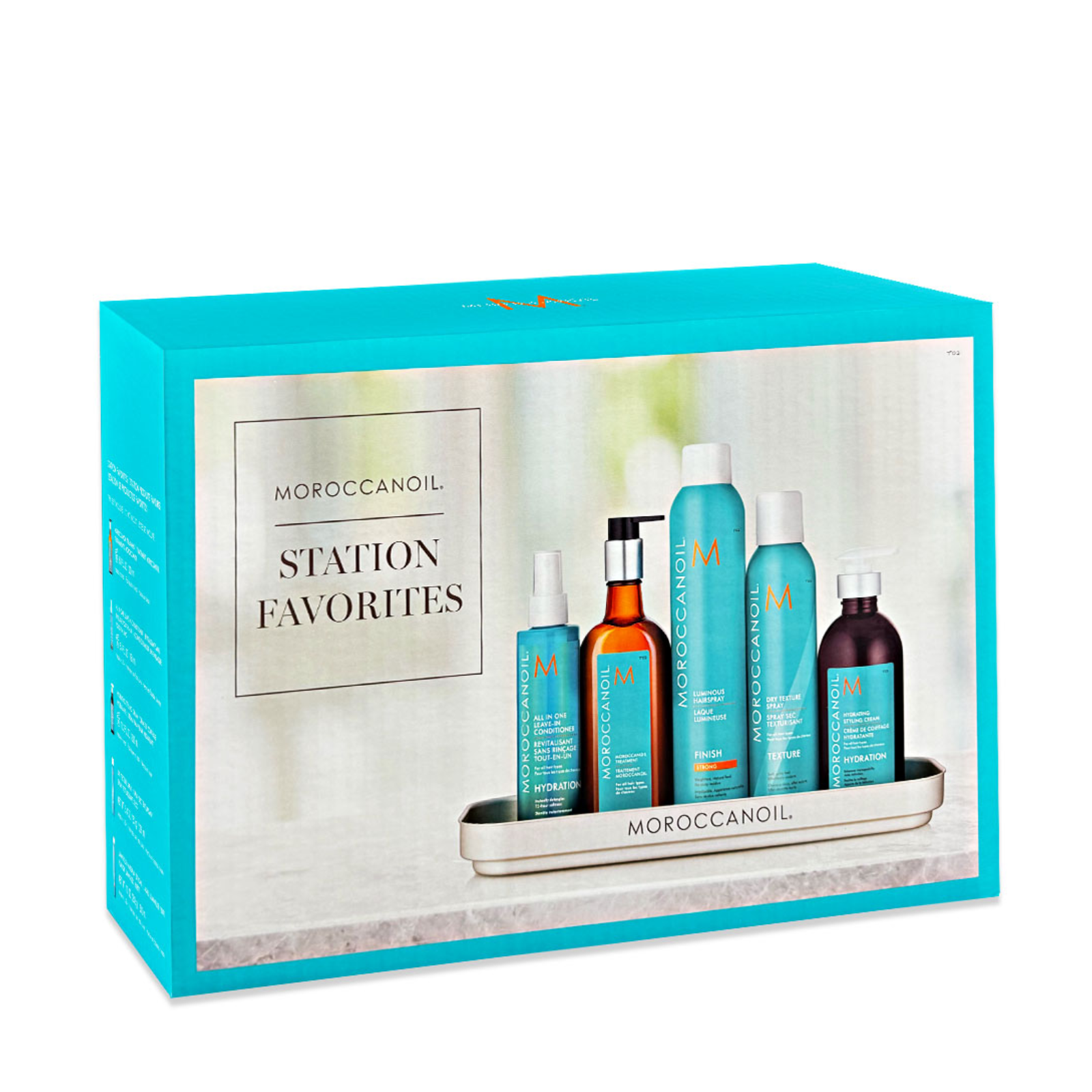 MoroccanOil Stylist Station Tray (Set of essential styling products)