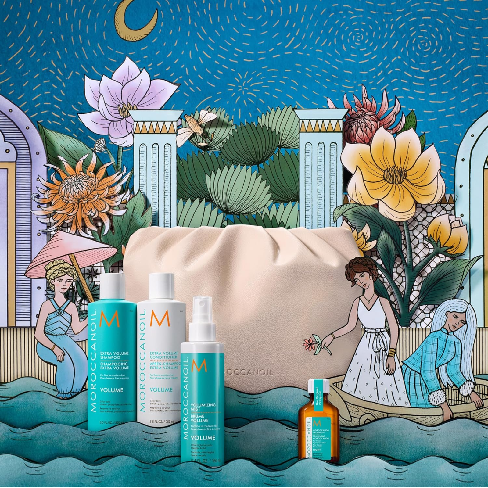 MoroccanOil Volume Holiday Gift Set (4in1 set for flat hair)