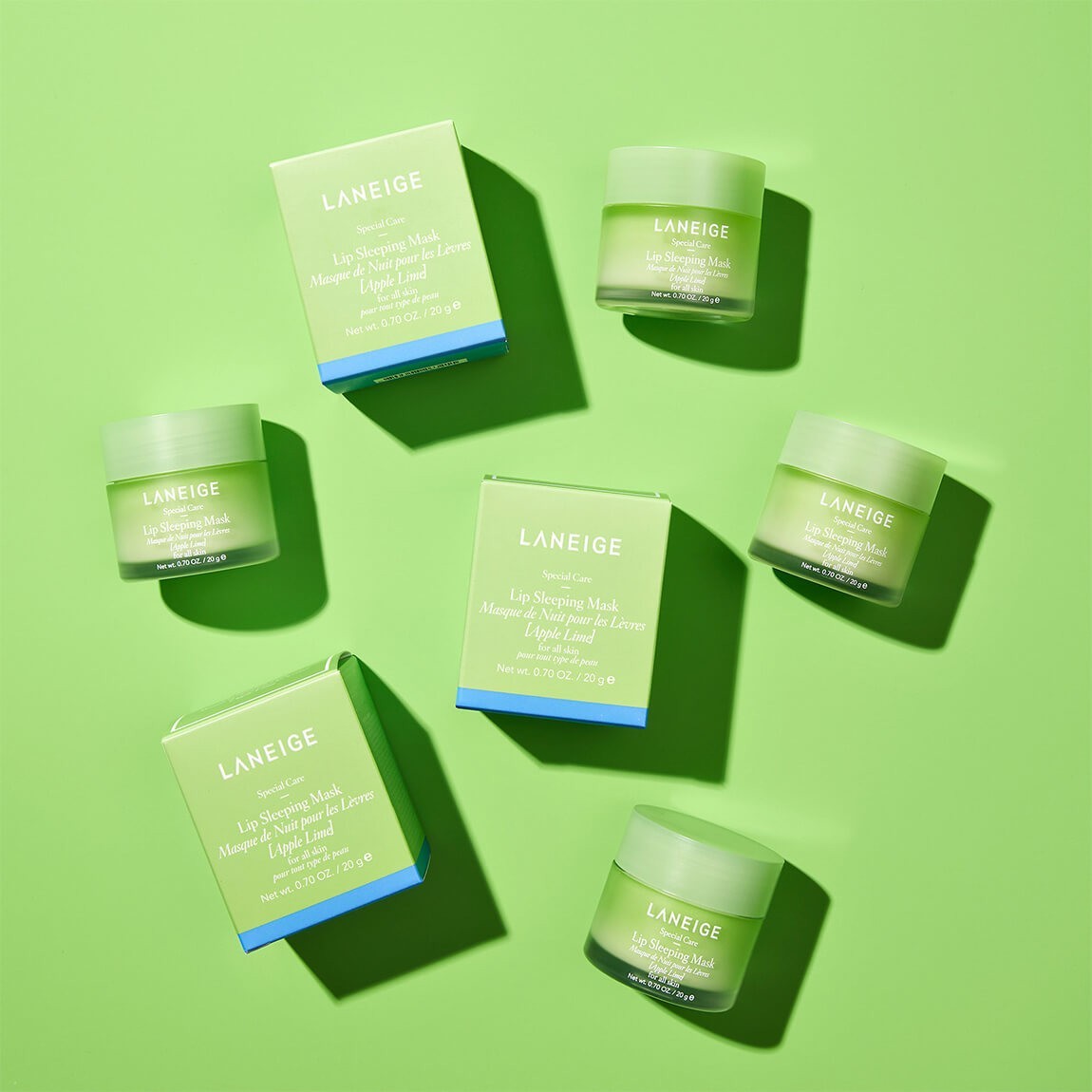 Lip night mask with apple and lime flavor by Laneige (Laneige Lip Sleeping Mask Apple Lime)