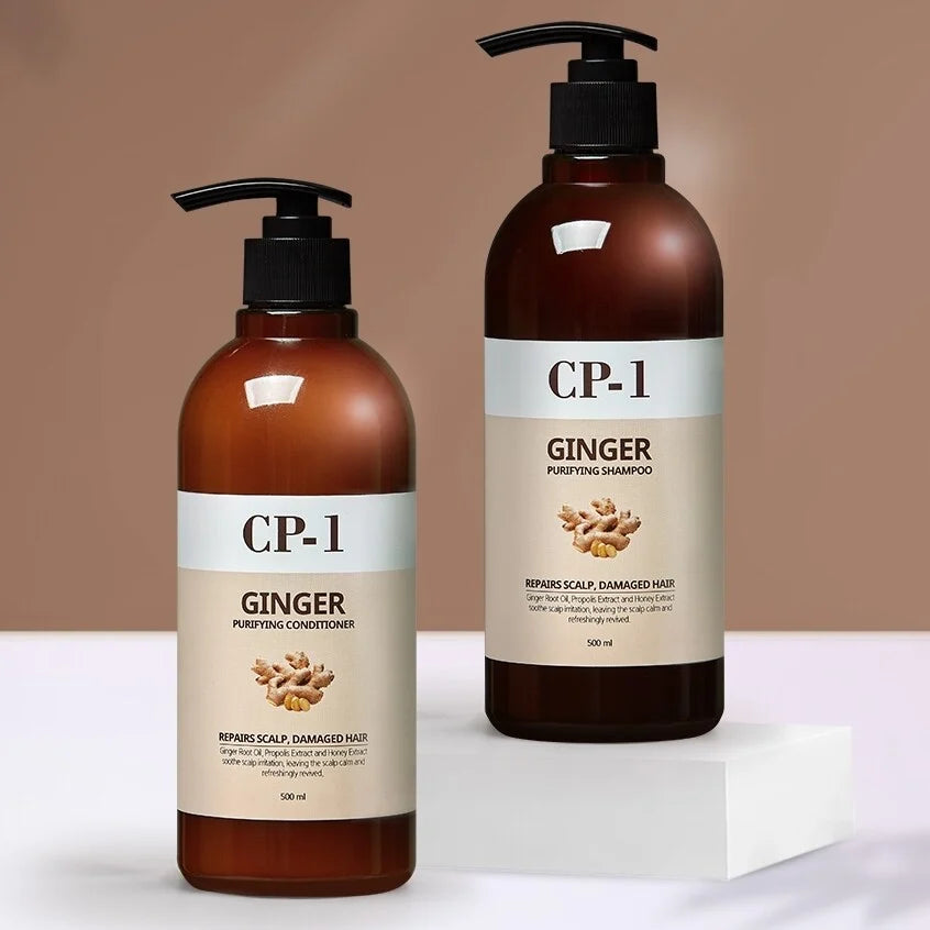 Hair conditioner with ginger extract by Esthetic House (Esthetic House CP-1 Ginger Purifying Conditioner)