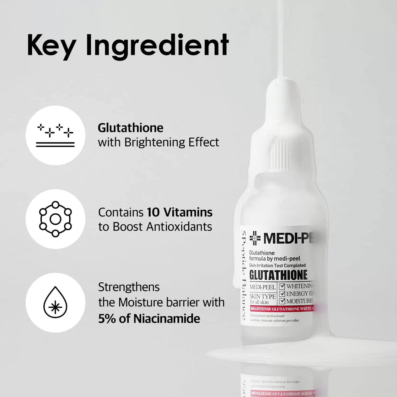 Medi-Peel Bio-Intense Glutathione White Ampoule (Brightening ampoule serum with glutathione)