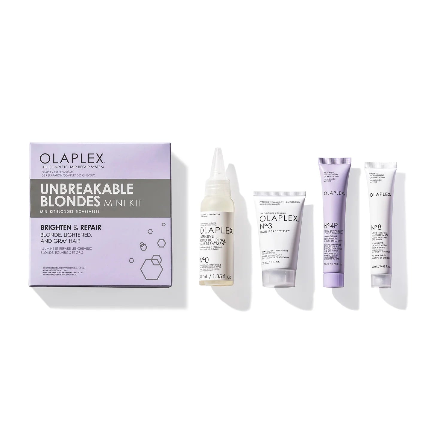 Mini kit for restoration of blonde by Olaplex (Olaplex Unbreakable Blondes Mini Kit)
